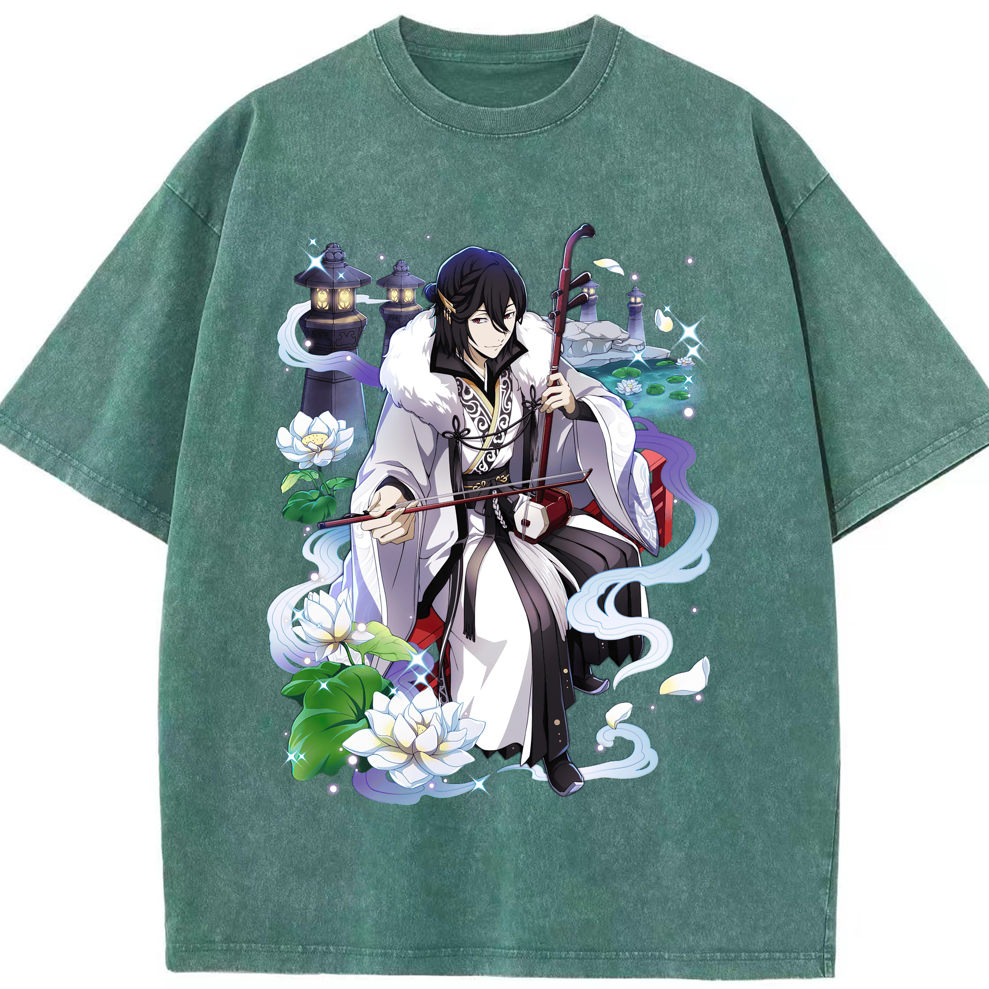（画像用） 文豪ストレイドッグス Bungo Stray Dogs 綿100% ヴィンテージ風 半袖Tシャツ（フロントプリント）